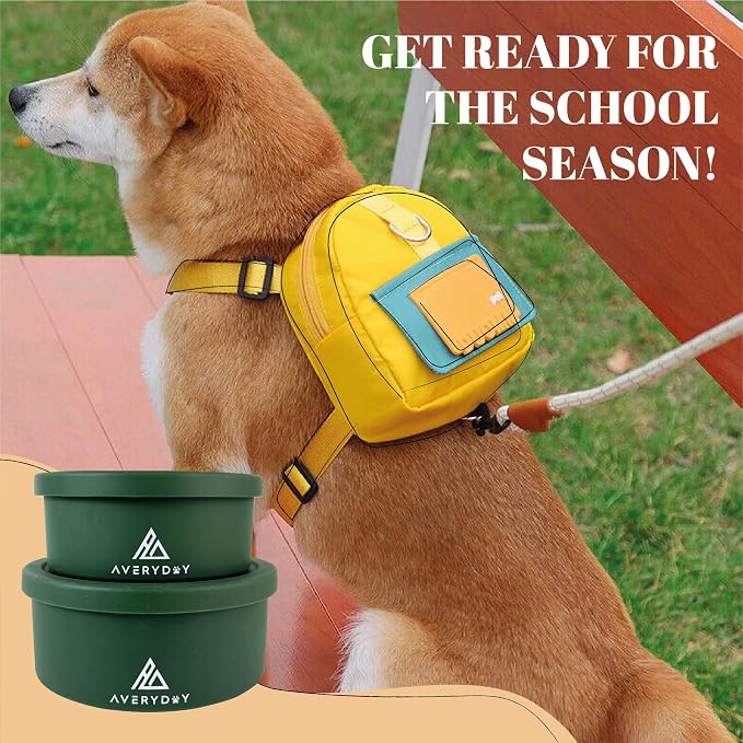 AVERYDAY 50 Oz Travel Dog Bowls with Lids, 2-in-1 Portable Pet Bowls for Food and Water, Leakproof Travel Dog Food & Water Bowl for Outdoor, Camping, Travel Dog Feeding Bowl, Daycare Pet Bowls - Image 7