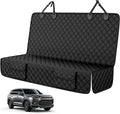 PETICON Dog Car Seat Cover for Back Seat, Rear Bench Seat Cover for SUVs | Waterproof Oxford, Side Flaps, Fits Tacoma/Grand Cherokee/Explorer/Ranger/Colorado, Velcro Openings for Child Seat Access by PETICON