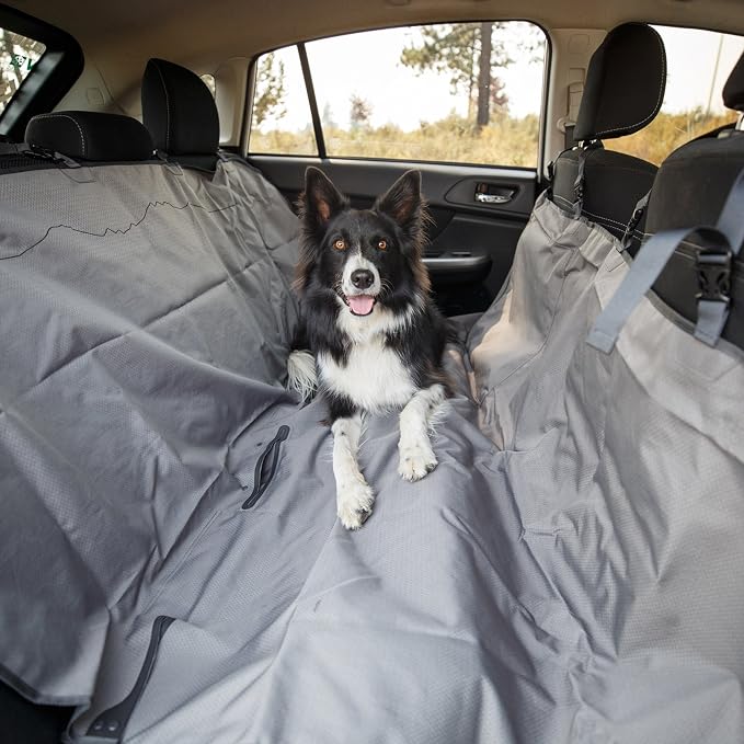 Ruffwear, Dirtbag Dog Car Seat Cover, Waterproof, Basalt Gray | 300D Heavy Duty Scratch Proof Nonslip Hammock or Bench, Durable Machine Washable, Back Seat Protector for Cars, SUVs & Trucks - Image 6