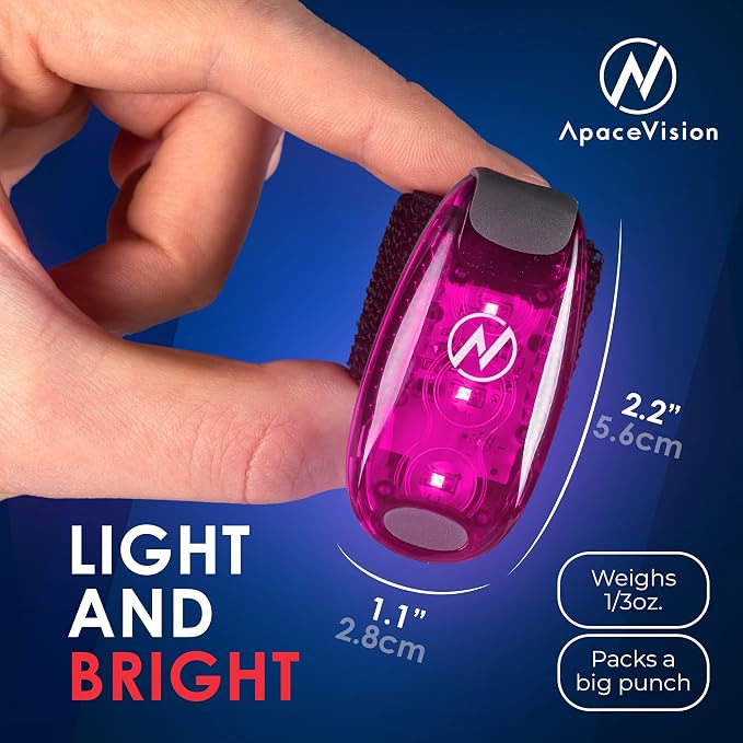 LED Safety Light (2 Pack) - Clip On Strobe/Running Lights for Runners, Dog, Bike, Walking, Boat, Kayak, Stroller and More - High Visibility Accessories for Your Reflective Gear, Bicycle - Image 4