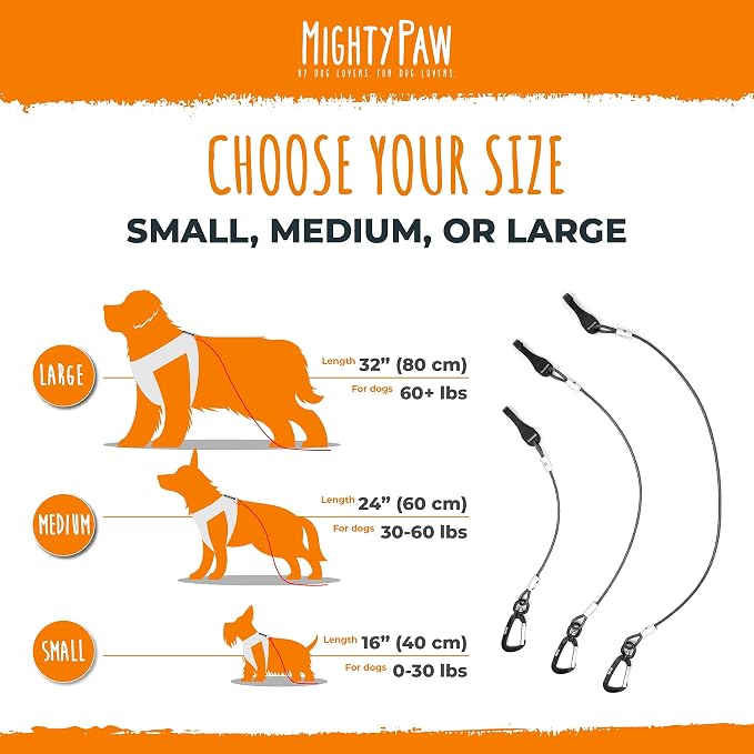 Mighty Paw Dog Seat Belt Vehicle - Chew-Proof Dog Belt - Great for Teething Puppies - Latch Bar Attachment Like Child's Car Seat - Aviation Aluminum Carabiner - Strong Enough for Climbers - 850+ LB - Image 9