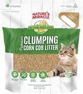 Nature's Miracle Premium Clumping Corn Cob Cat Litter, 10 lbs | Bio-Enzymatic Formula Detroys Tough Odors, 99.9% Dust Free, Premium Clumping Formula Aborbs Liquid, Resealable Bag by NaturesMiracle