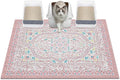 Glittme Cat Litter Mat, 40"x30" Non-Slip Washable Trapping Mat for Cats | Litter Trapping Mat With Thick PVC Coil To Catch Scatter, Soft On Paws And Waterproof Bottom To Protect Floors by Glittme