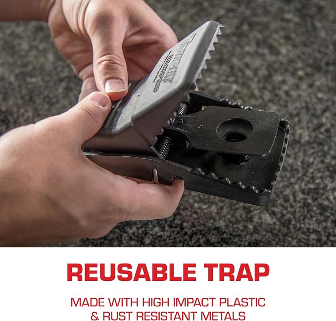 Tomcat Rat Snap Trap, 1 Rat Size Trap | Reusable - Effectively Kill Rats - Ideal for Home and Farm Use - Image 5