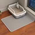 HCY&WLD Cat Litter Mat, Double Layer Cat Litter Box Mat (24x18 Inch, Gray) | Waterproof Urine-Proof Non-Slip Litter Trapping Mat, Soft on Kitty Paws, Scratch-Resistant, Scatter Control, Easy to Clean by HCY%26WLD