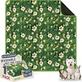 Washable Pee Pads for Dogs, Reusable Puppy Potty Training Pads, Ultra-Absorbent Thick Waterproof Leak-Proof Non-Slip Pads & Mat for Crate, Playpen, Floor, Whelping & Housebreaking , 1 Pack 72"x72" by Verdasun