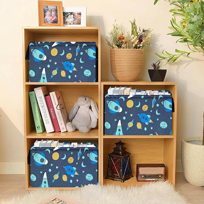 Baby Waterproof Storage Basket Toys Organizer Nursery Bins for Women Kids Hamper for Organizing Home/Dorm/Kitchen/Pet/Office/Closet/Shelf/Room Decor - Image 5