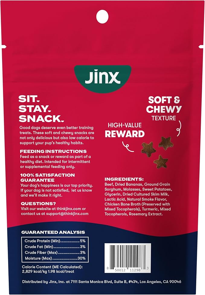 Jinx Dog Training Treats, Bite-Sized Training Treats for Dogs, Beef, 4oz | 1 Pack Healthy Dog Treats Training with Grass-Fed Beef, Vitamins for Immunity & No Fillers for Puppies, Adults & Seniors - Image 9