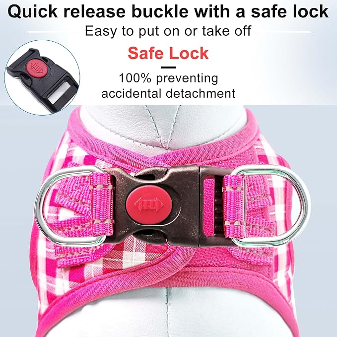 Dog Harness Step-in Breathable Puppy Cat Dog Vest Harnesses for Small Medium Dogs - Image 5