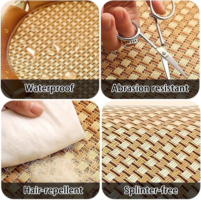 Summer Rattan Breathable Cat Bed，Pet Cooling Mat，Detachable pet Hammock, cat Hammock - Image 5
