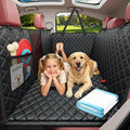 URPOWER Hard Bottom Dog Car Seat Cover for Back Seat, Waterproof Hammock | 400 lbs Support, 45% More Space, Waterproof, Fits Most Car & SUV, Mesh Window, Scratch Resistant, Non-Slip, Pee Pad Included by URPOWER