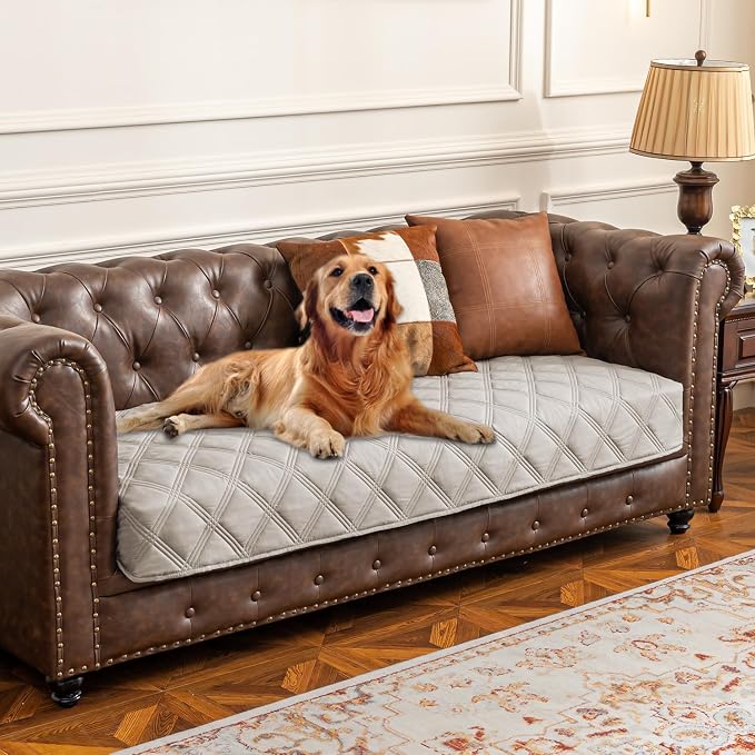 Ameritex Waterproof Dog Bed Cover Pet Blanket with Anti-Slip Back for Furniture Bed Couch Sofa by Ameritex