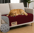 GORILLA GRIP® Waterproof Dog Blanket, Couch Cover for Dogs, 40x50 Burgundy | Silicone Grip Backing, Washable, Leakproof, Protects Sofa, Sectional, Bed, Crate, Car and RV, Senior Pet Essential by Unknown