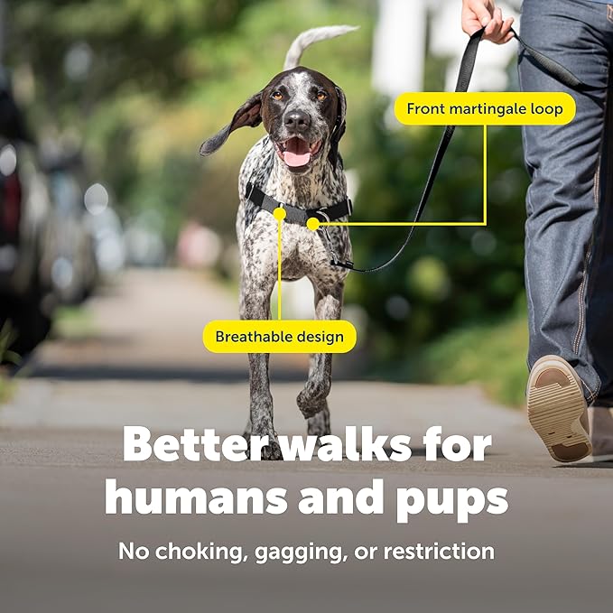 PetSafe Easy Walk Harness, No Pull Dog Harness, Fawn, Medium | Patented Martingale Loop Gives Gradual Shoulder Pressure to Stop Pulling, Front-Chest Leash Clip Prevents Gagging - Image 4
