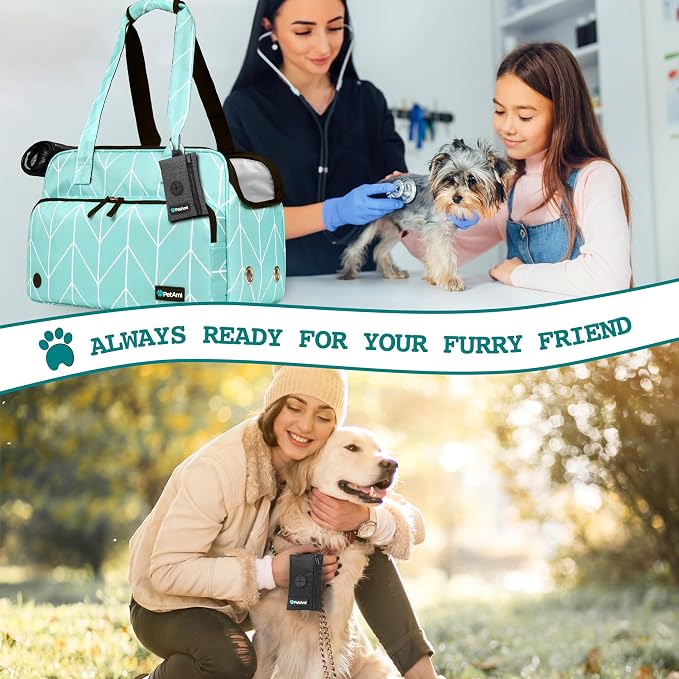 PetAmi Dog Poop Bag Holder for Leash, Pet Waste Bag Dispenser, Black 2PK | Soft Dog Poop Bag Holder Clips to Leash, Harness, Belt Storage for Treat Key, Pet Bag Dispenser, Doggy, Doggie - Image 6
