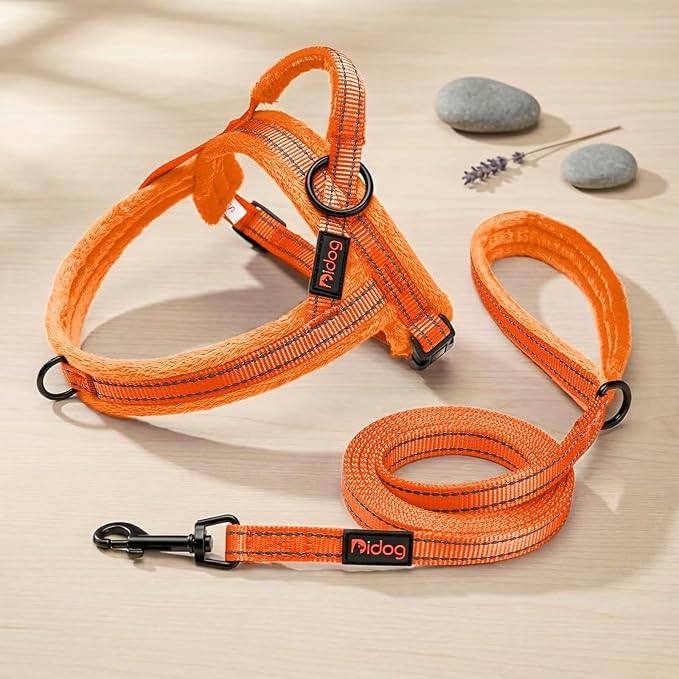 Didog 6FT Reflective Dog Leash for Small Medium Dogs,Slim 5/8" Width,Orange | Soft Padded Handle, Plush Comfort Grip, Tangle-Free, 360° Swivel Clasp for Daily Walking and Training, Night Safety - Image 7
