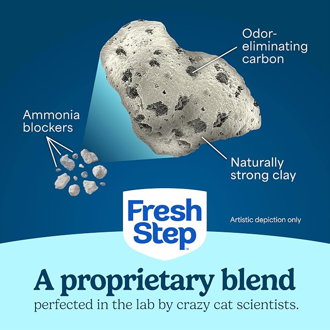 Fresh Step Odor Shield Multi Cat Clumping Cat Litter, 14 lb. | Febreze Freshness, Odor Shield with Ammonia Block Technology, Low Dust, Compatible with Most Automatic Litter Boxes - Image 9