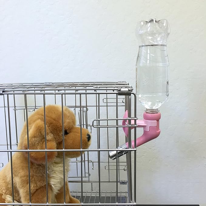 Choco Nose No-Drip Water Bottle for Large Dogs (Over 50 lb) – Leak-Proof Patented 22mm Nozzle Helps Prevent Mess & Spills, BPA Free Cage & Crate Mount Feeder for Kennels, 16.9 fl oz (C570) - Image 5