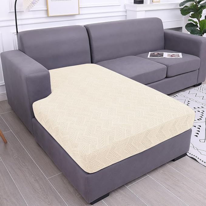 hyha Individual Couch Cushion Covers, Sofa Seat Cushion Covers Washable | Stretch Dog Couch Cover, Elastic Bottom, Anti-Slip Protector, Ideal For Pets & Kids, Durable Sofa Slipcover, Chaise - Image 7