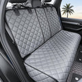 Dog Car Seat Cover for Back Seat,Leather Back Seat Cove,Stnd | Grey,PU,Waterproof,Nonslip,Anti-Scratch,Rear Dog Seat Covers Fit Middle Armrest for Most Vehicles,SUVs,Sedans by Unknown