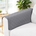 Smiry Waterproof Reversible Pet Couch Covers for Dogs | Pet Friendly, Soft Fabric, Washable Sofa Furniture Protector for Dogs Cat Kids, Checkered (30"x30", Grey/Dark Grey) by Smiry