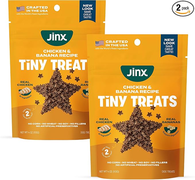 Jinx Dog Training Treats, Bite-Sized Training Treats for Dogs, Chicken, 4oz by Jinx