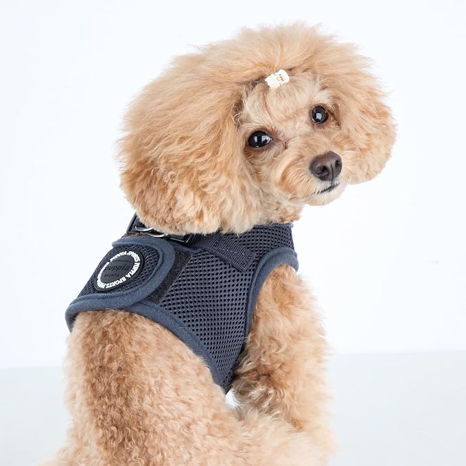 PUPPIA International Soft Vest Harness, Large, Grey - Image 4
