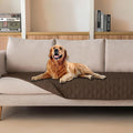 gogobunny 3X Stronger Waterproof Pet Blanket, Scratch Proof Furniture Protector for Dogs Cats, Reversible Cover 30x80 Inch, Dark Chocolate by gogobunny
