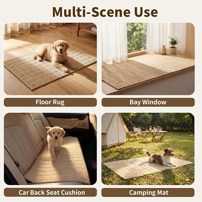 Couch Covers for Sectional Sofa, L Shaped Modular Couch Cover | 35”x63” Light Brown Velvet Non Slip Sofa Covers Washable for Loveseats, Couch Protect Against Pet Hair, Scratches & Stains - Image 5