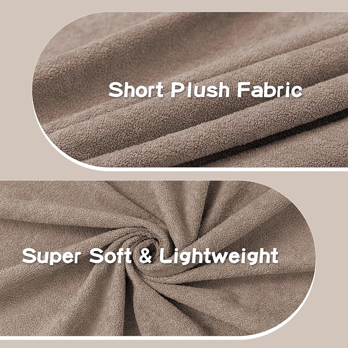 MEETSKY Couch Covers for 3 Cushion Couch Sofa, Washable Sectional Couch Covers L Shape Sofa Cover Soft Slipcovers Couch Furniture Protector for Pets Dogs Kids, 91" x 118", Khaki - Image 6