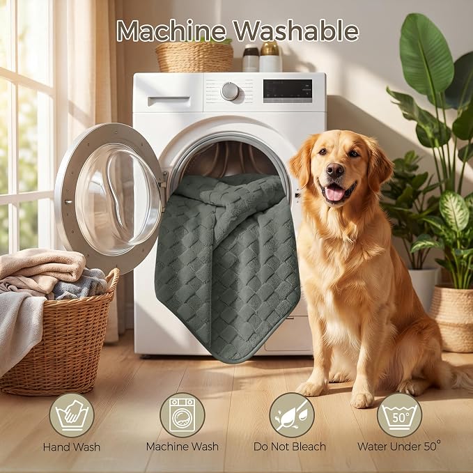 Foxdecor Couch Cover for Dogs Sofa Covers Non Slip Couch Pad Pet Friendly | Pet Couch Covers Washable Sofa Protector, Furniture Cover Couch Seat Protector for Living Room, Grey 30x94 Inch - Image 7