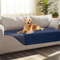 Luciphia Waterproof Couch Cover for Dogs, Non-Slip Pet Sofa Protector | Non-slip waterproof couch cover scratch-resistant machine washable protects sofa bed from spills fur, Navy Blue, 30" x 70" by luciphia