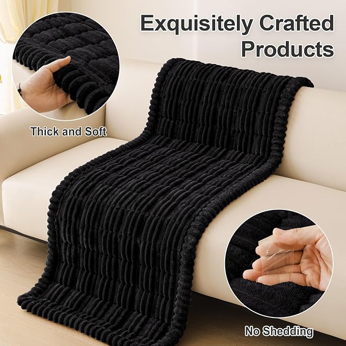 hyha Couch Cover for Dogs, Washable Non Slip Plush Flannel Sofa Protector | Thick Flannel, Anti-Slip Backing, Pet Hair & Scratch Protection, Fits Sofa & Loveseat (35.4" x 63") - Image 8