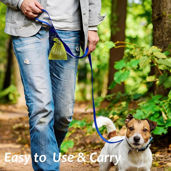 Dog Poop Bag Holder for Waste Bags Dispenser Leash Pet Waste Bag Carrier Hand Free Walking Holder,2PCS Black Holders - Image 4