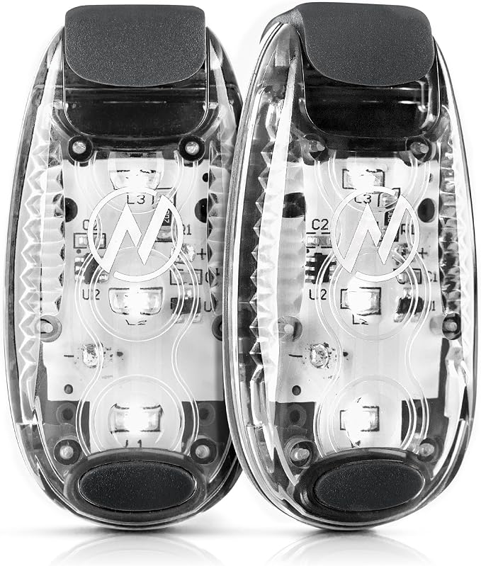 LED Safety Light (2 Pack) - Clip On Strobe/Running Lights for Runners, Dog, Bike, Walking, Boat, Kayak, Stroller and More - High Visibility Accessories for Your Reflective Gear, Bicycle - Image 9