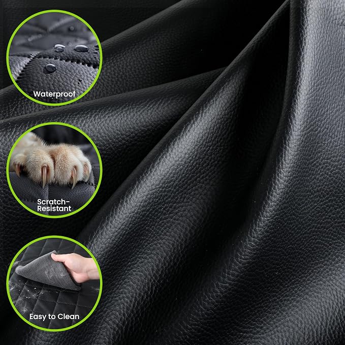 2-in-1 Dog Car Seat Cover for Back Seat, Transform to Passenger Mode - Dog Car Seat, Waterproof, Scratch-resistant, Support to 330lbs, for Outdoor Activities, Travel, to the Vet, for Cars/SUV/Truck - Image 3