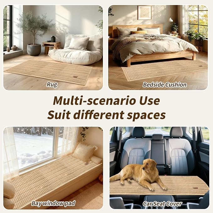 Couch Covers for Dogs, Velvet Dog Couch Cover, Pet Couchs Covers for 3-Seater, Couchs Protector for Dogs, Sofa Cover for Pets Washable(1PC, Light Brown, 27.6"×82.7", 3-Seater) - Image 7