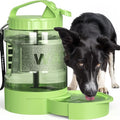 Portable Dog Travel Water Bottle - 77oz Large Travel Water Bowl for Dogs Camping Hiking Beach Traveling Essentials,Big Pet Bottles Bowl Water Dispenser for On The Go Park Car Walking Accessories by lesotcbrand