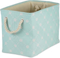 Bone Dry Pet Storage Paw and Bone, Trellis Collection, Small Rectangle, 14x8x9, Aqua by BoneDry