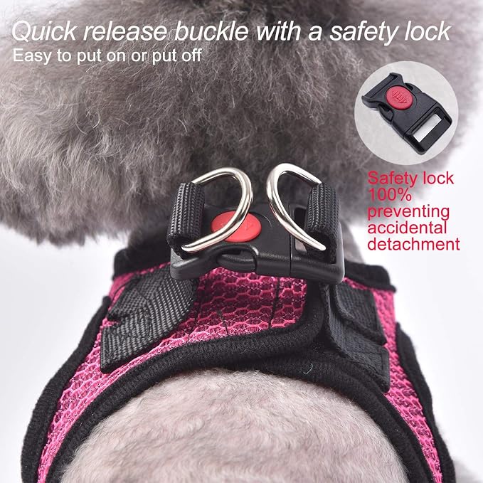 Dog Harness Step-in Breathable Puppy Cat Dog Vest Harnesses for Small Medium Dogs - Image 4