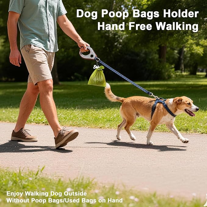 4PCS Dog Poop Bag Holder, Waste Bag Holder, Dog Poop Bag Carrier, Hand Free Holder, Metal Holder - Image 2