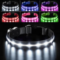 PcEoTllar Light Up Dog Collar, Glow in The Dark for Night Walking, Black, L | Led Dog Collar for Night Walking, 3 Flashing Mode, USB Charge, For Small Medium Large Dogs, Waterproof, Durable Material by PcEoTllarPetSupplies