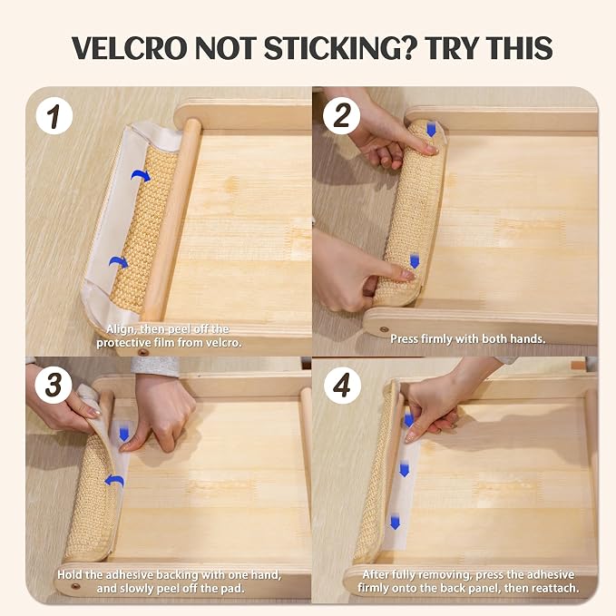 PETKARAY 105° Sisal Cat Scratcher, Sisal Scratch Pad for Indoor Cats, L Shape Kitten Scratching Board, Sturdy Floor Mounted Scratcher with Catnip - Image 7