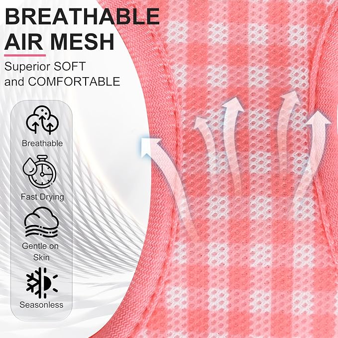 AIITLE Step in Small Dog Harness and Leash Set, Pet Vest, Watermelon S | Breathable Mesh, Adjustable Fit, No-Pull Reflective Design, Escape Proof, for Small-Medium Dogs, Outdoor Walking, Running - Image 5