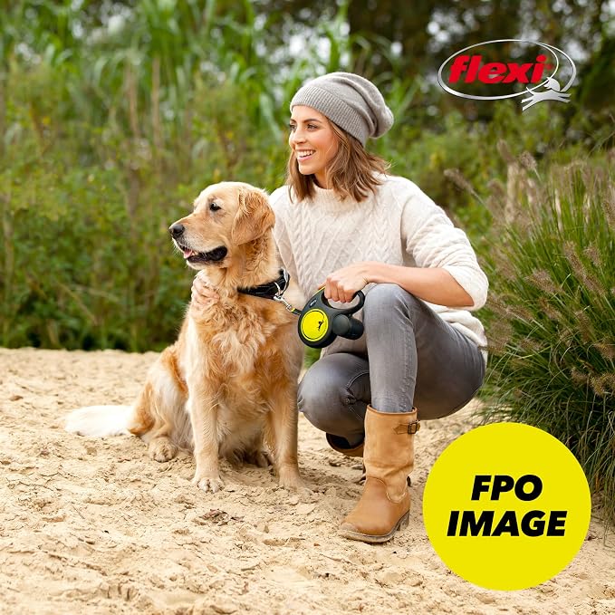 FLEXI® Giant Tape Retractable Dog Leash, Large, 26 ft - Black | German engineered, original flexi leash, durable quality for dogs up to 110 lbs, tangle-free, walking, reliable brake system - Image 7