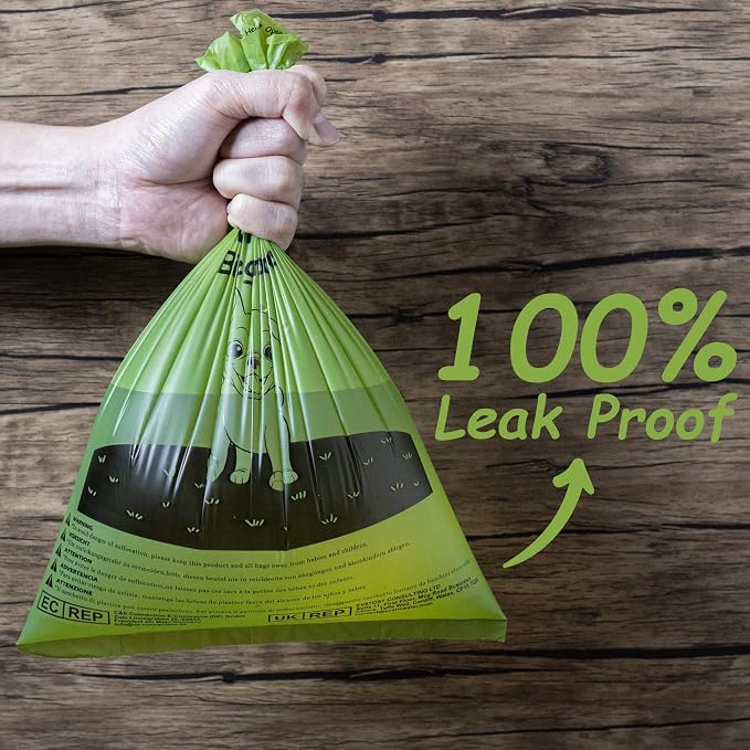 GREENER WALKER Poop Bags for Dog Waste, 1080 Doggy Waste Bags Extra Thick Strong 100% Leak-Proof (Brown) - Image 4