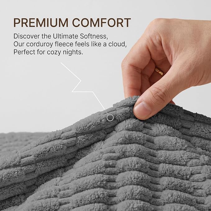 Foxdecor Couch Cover for Dogs Sofa Covers Non Slip Couch Pad Pet Friendly | Pet Couch Covers Washable Sofa Protector, Furniture Cover Couch Seat Protector for Living Room, Dark Grey 58x82 Inch - Image 3