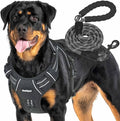 Beebiepet Heavy Duty Tactical Dog Harness for Small Dogs, No Pull Adjustable Pet Harness Reflective Service Training Easy Control Pet Vest Military K9 Working Dog Harnesses-X- Large, Black by Beebielove