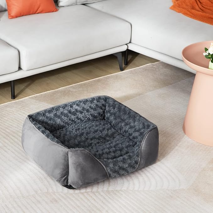 XX-Large Dog Bed for Large Medium Small Dogs, Rectangle Washable Dog Bed, Orthopedic Dog Bed, Soft Calming Sleeping Puppy Bed Durable Pet Cuddler with Anti-Slip Bottom XXL(42"x30"x10") - Image 6