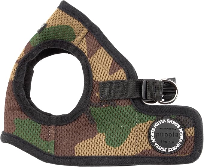 PUPPIA International Puppia Harness Soft B Vest CAMO Medium by PUPPIA